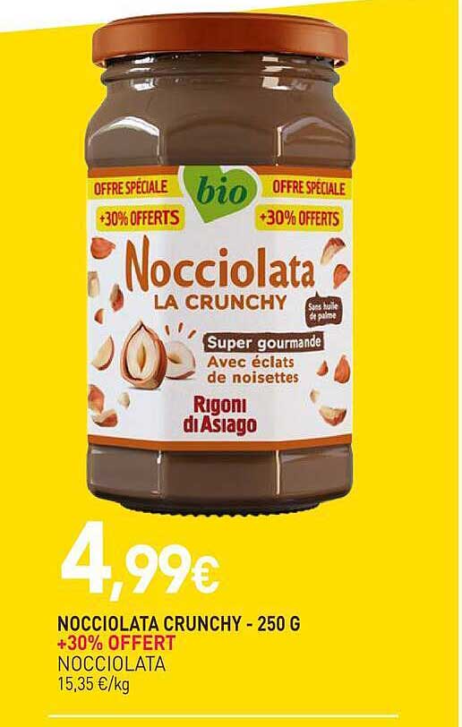 Nocciolata Crunchy - 250 g +30% OFFERT