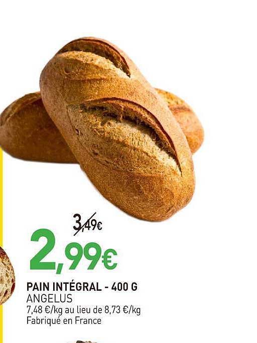 PAIN INTÉGRAL - 400 G ANGELUS