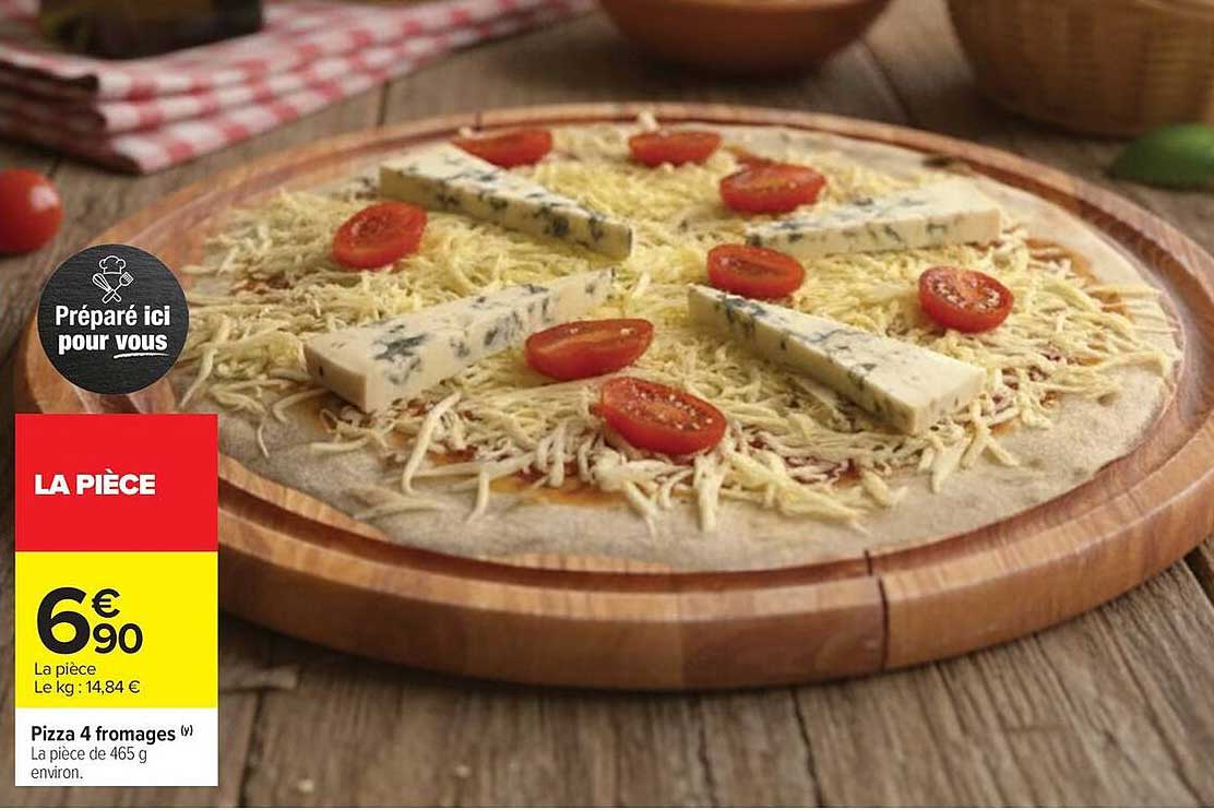 Pizza 4 fromages