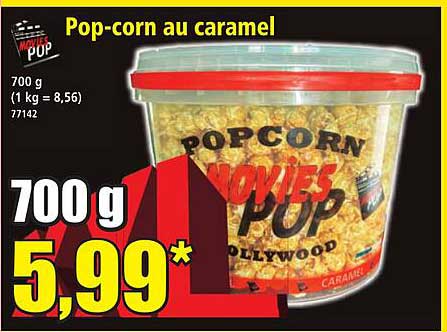 Pop-corn au caramel