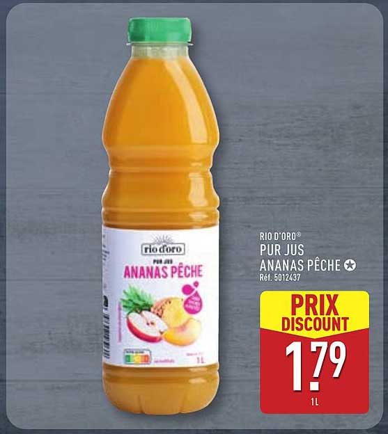 RIO D'ORO® PUR JUS ANANAS PÊCHE