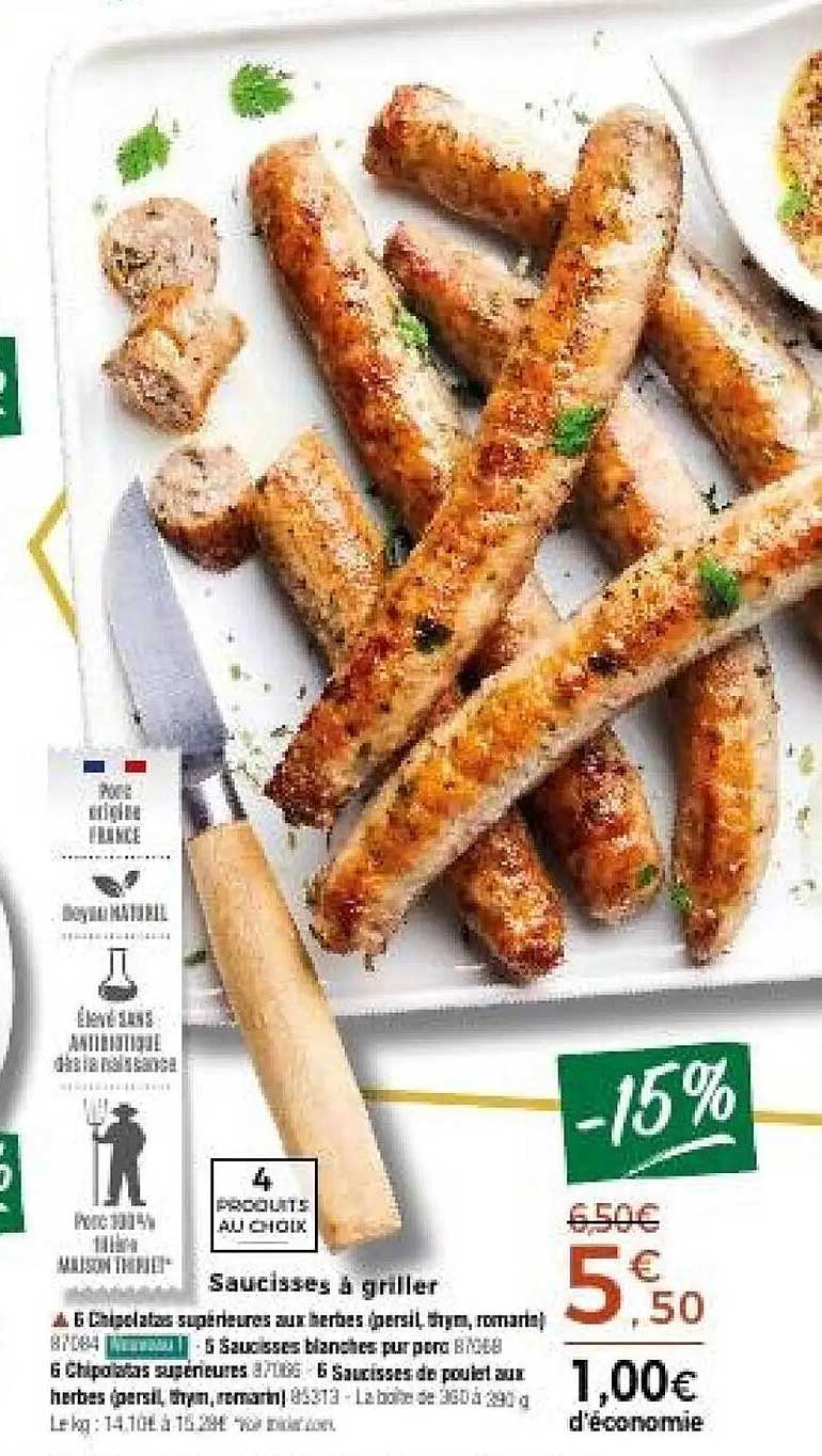 Saucisses à griller