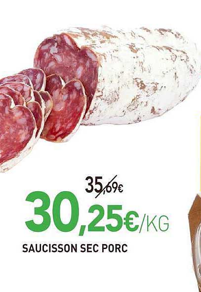 SAUCISSON SEC PORC