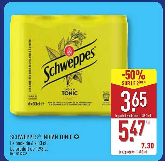 SCHWEPPES® INDIAN TONIC
