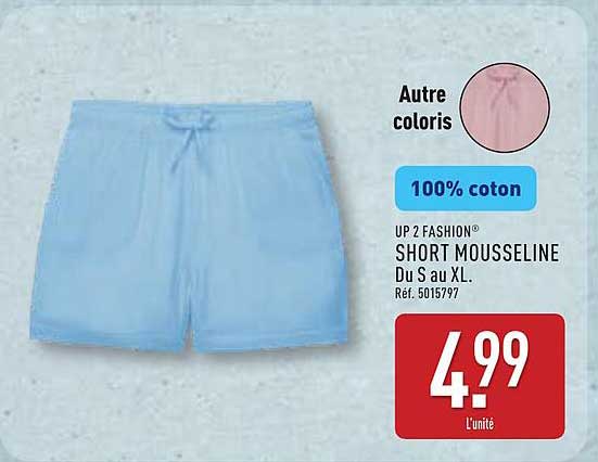 SHORT MOUSSELINE