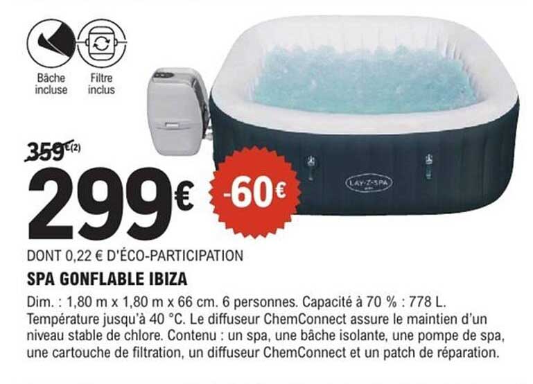 SPA GONFLABLE IBIZA