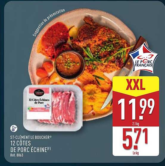 ST-CLÉMENT LE BOUCHER® 12 CÔTES DE PORC ÉCHINE(F)