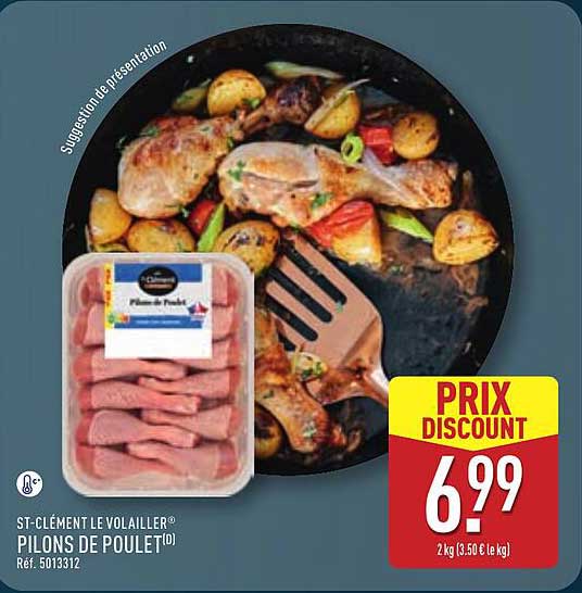 ST-CLÉMENT LE VOLAILLER® PILONS DE POULET (D)