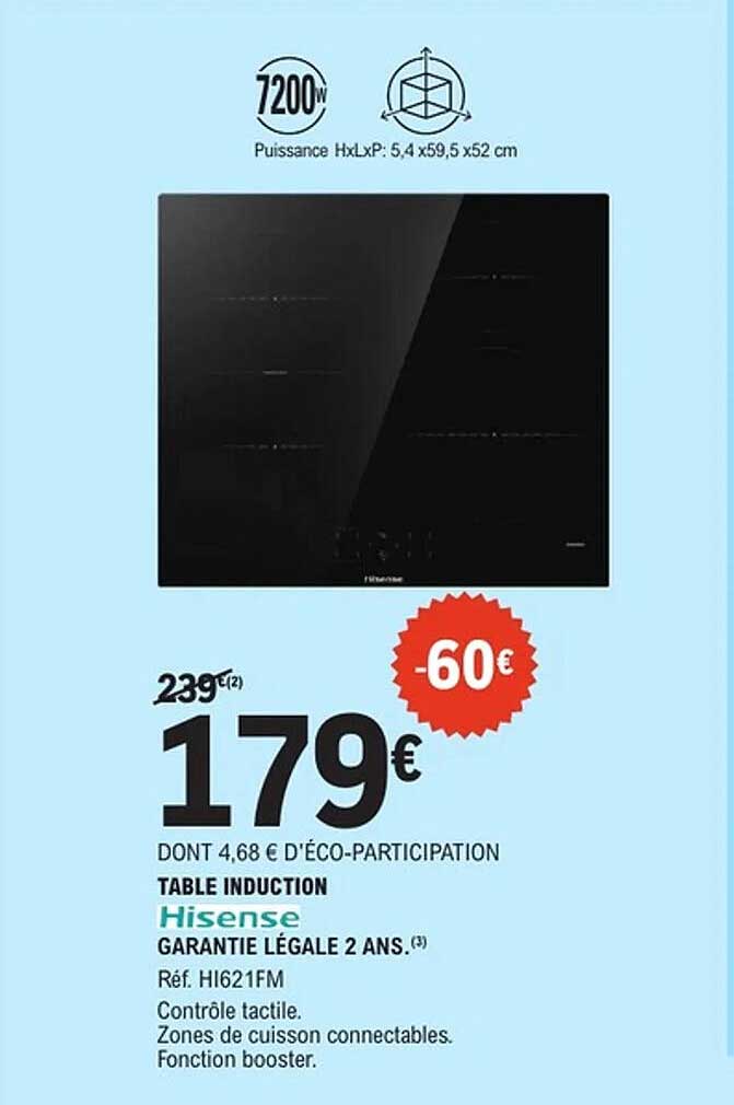 TABLE INDUCTION Hisense
