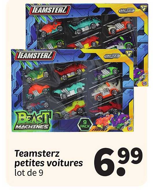 Teamsterz petites voitures lot de 9