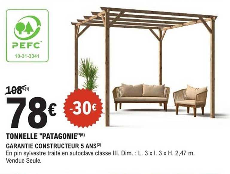 TONNELLE "PATAGONIE"