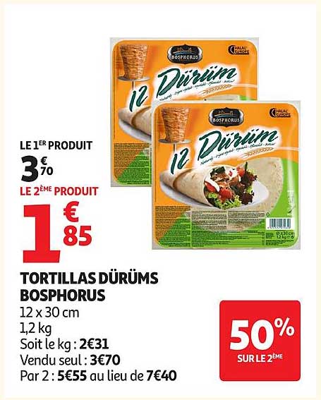 TORTILLAS DÜRÜMS BOSPHORUS