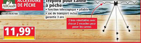 Trépied pour canne à pêche