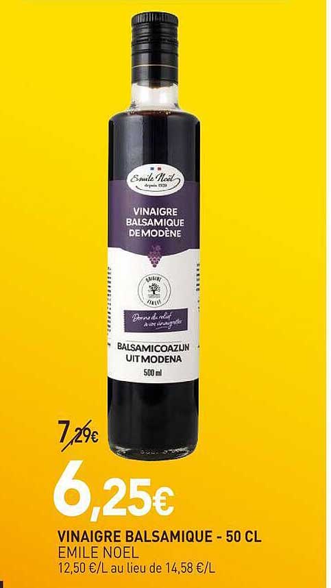 VINAIGRE BALSAMIQUE - 50 CL EMILE NOEL