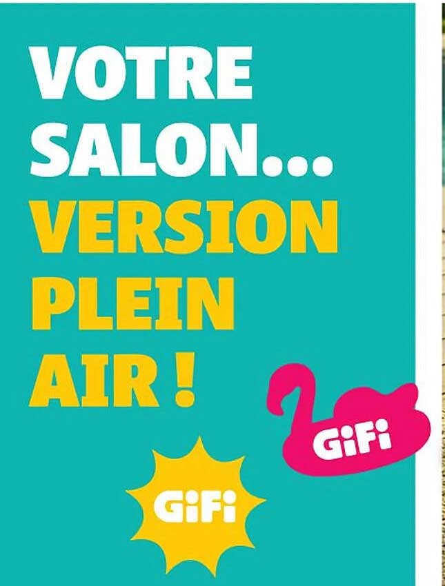 VOTRE SALON... VERSION PLEIN AIR !