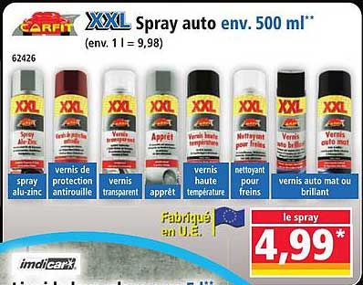 XXL Spray auto env. 500 ml**