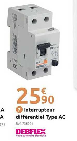 7 Interrupteur différentiel Type AC