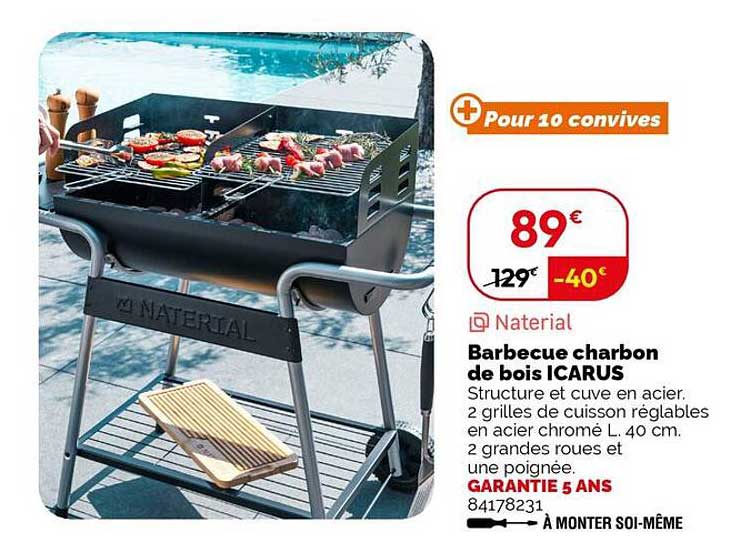 Barbecue charbon de bois ICARUS