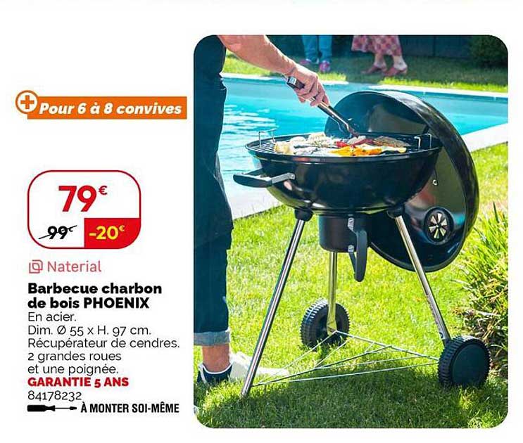 Barbecue charbon de bois PHOENIX