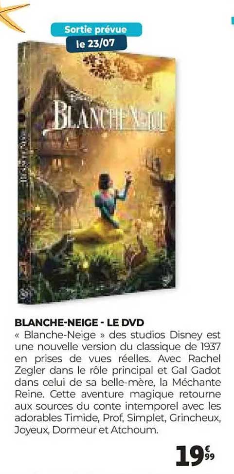 BLANCHE-NEIGE - LE DVD