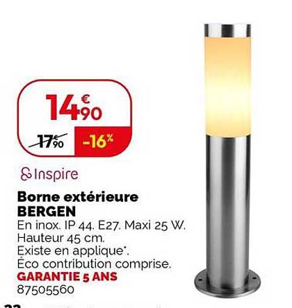 Borne extérieure BERGEN