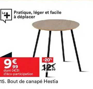 Bout de canapé Hestia