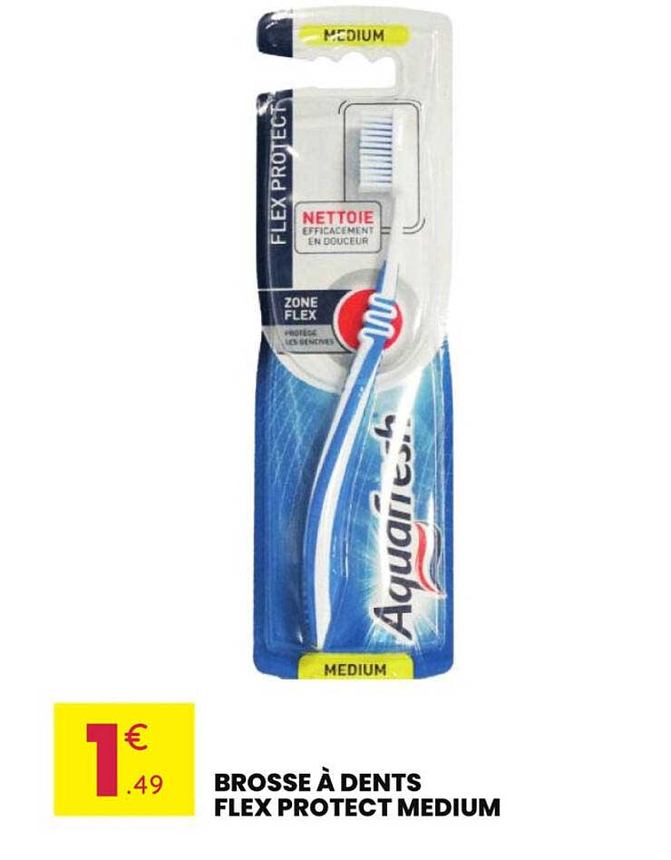 BROSSE À DENTS FLEX PROTECT MEDIUM