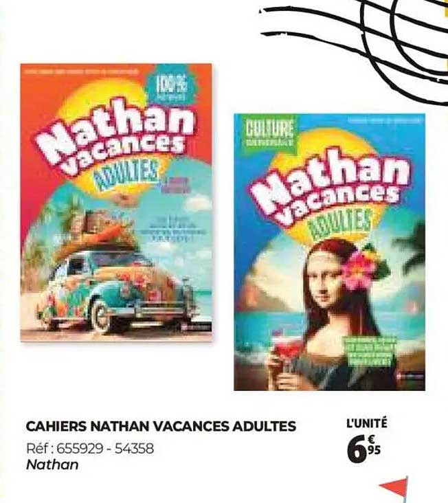 CAHIERS NATHAN VACANCES ADULTES