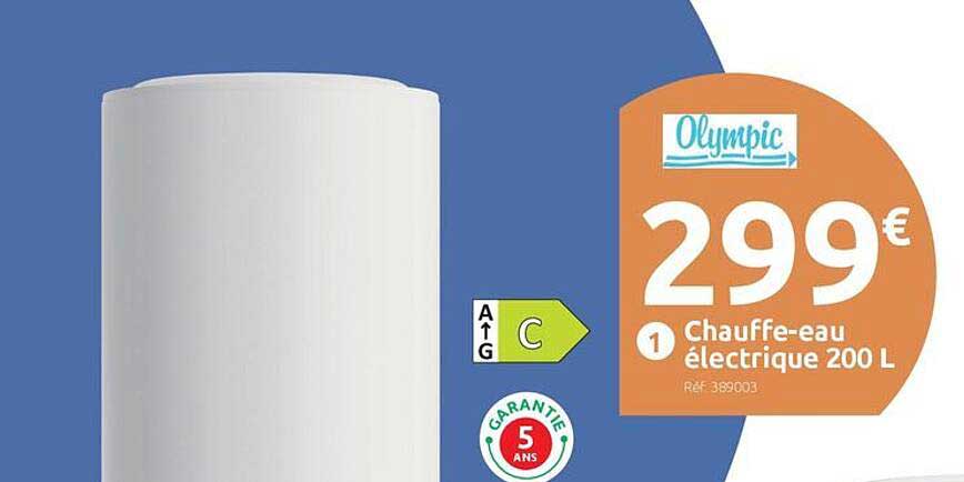 Chauffe-eau électrique 200 L