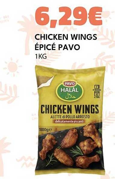 CHICKEN WINGS ÉPICÉ PAVO