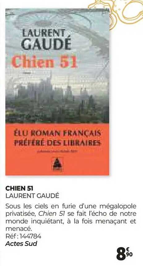 CHIEN 51 LAURENT GAUDÉ