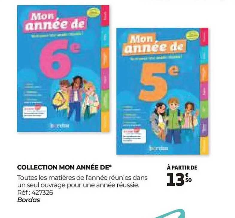 COLLECTION MON ANNÉE DE*