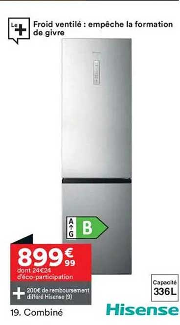 Combiné Hisense Froid Ventilé