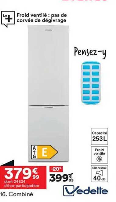 Combiné Vedette Froid Ventilé