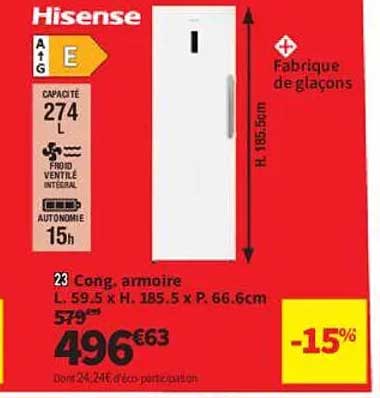 Cong, armoire Hisense