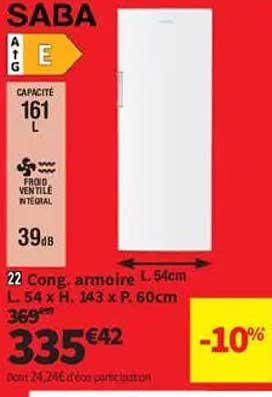 Cong. armoire L.54cm