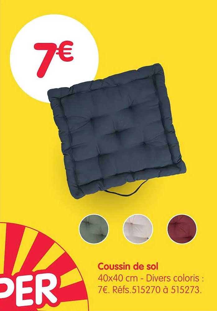 Coussin de sol