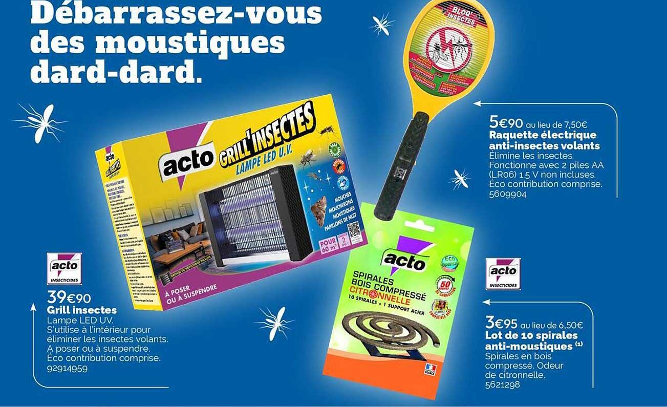 Débarrassez-vous des moustiques dard-dard.