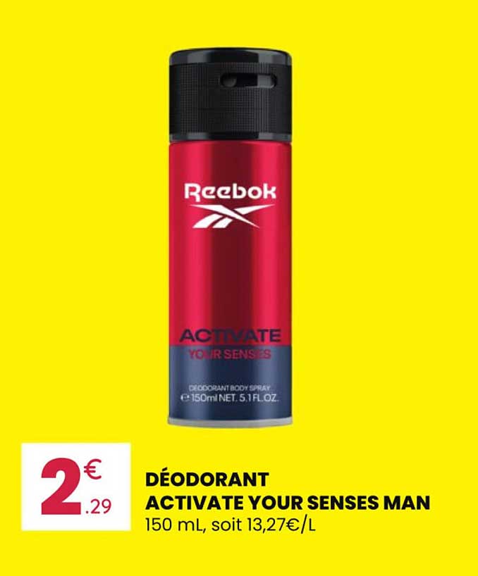 DÉODORANT ACTIVATE YOUR SENSES MAN