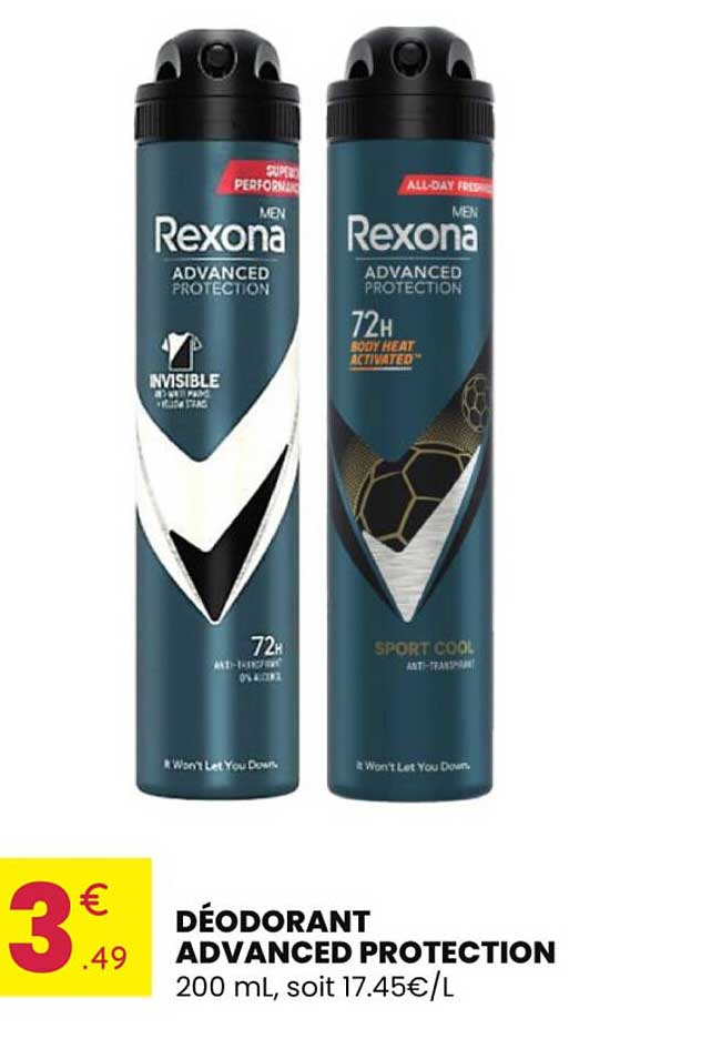 DÉODORANT ADVANCED PROTECTION