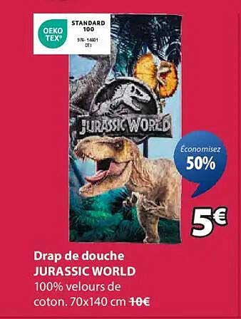 Drap de douche JURASSIC WORLD