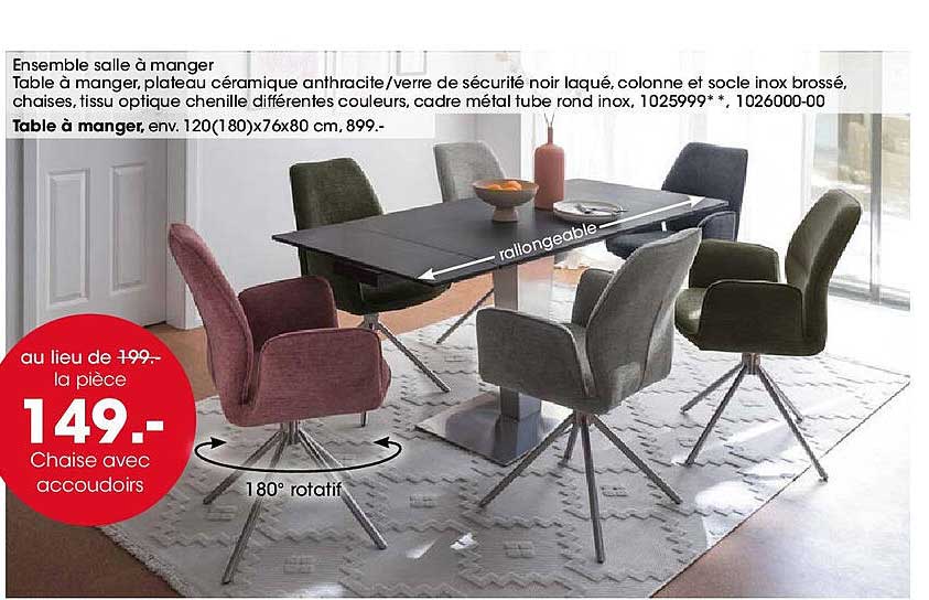 Ensemble salle à manger