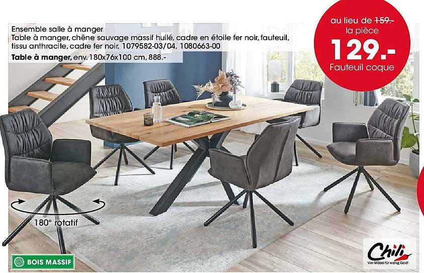 Ensemble salle à manger