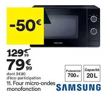 Four micro-ondes monofonction Samsung
