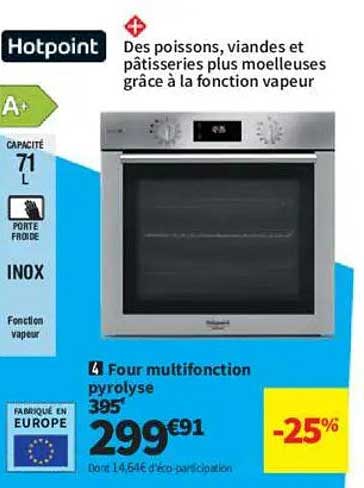 Four multifonction pyrolyse Hotpoint