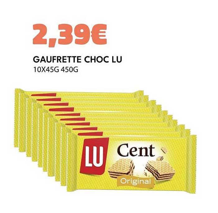 GAUFRETTE CHOC LU