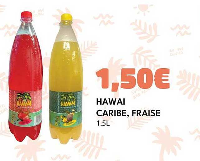 HAWAI CARIBE, FRAISE 1.5L