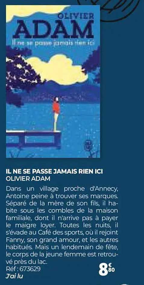 IL NE SE PASSE JAMAIS RIEN ICI