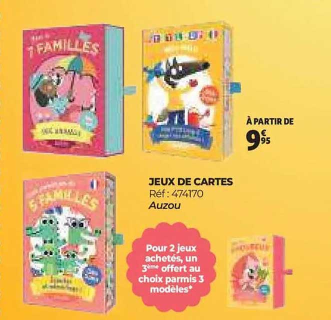 Jeux de cartes Auzou
