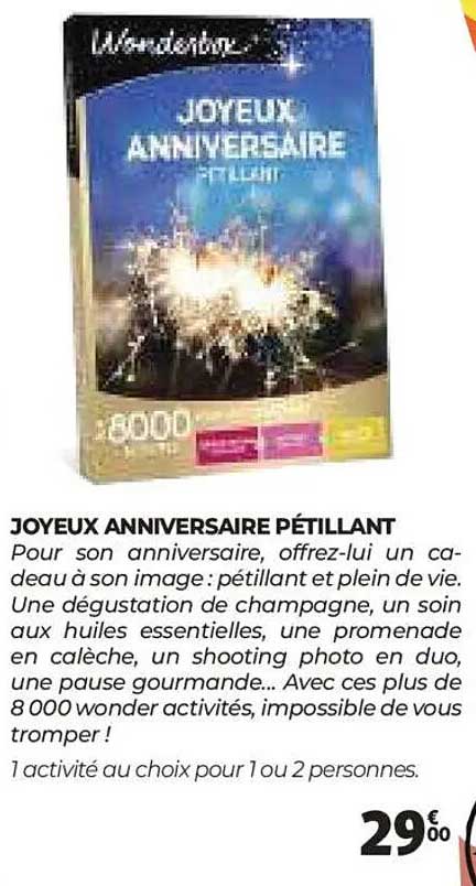 JOYEUX ANNIVERSAIRE PÉTILLANT
